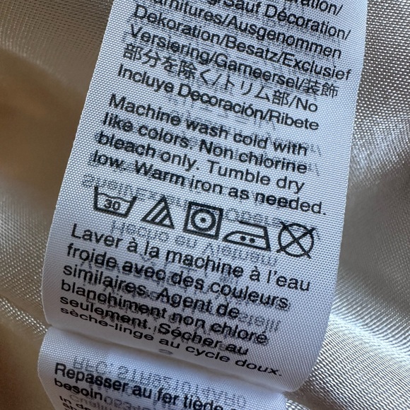 J. Crew Factory Cream Bomber Jacket sz S (read entire description) - Picture 6 of 13